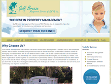 Tablet Screenshot of gulfbreezemanagement.com